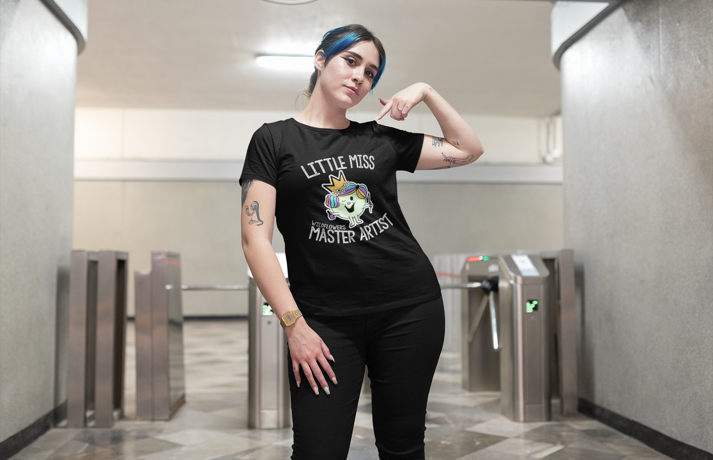 Wildflowers Little Miss Master Artist Unisex Classic T-Shirt