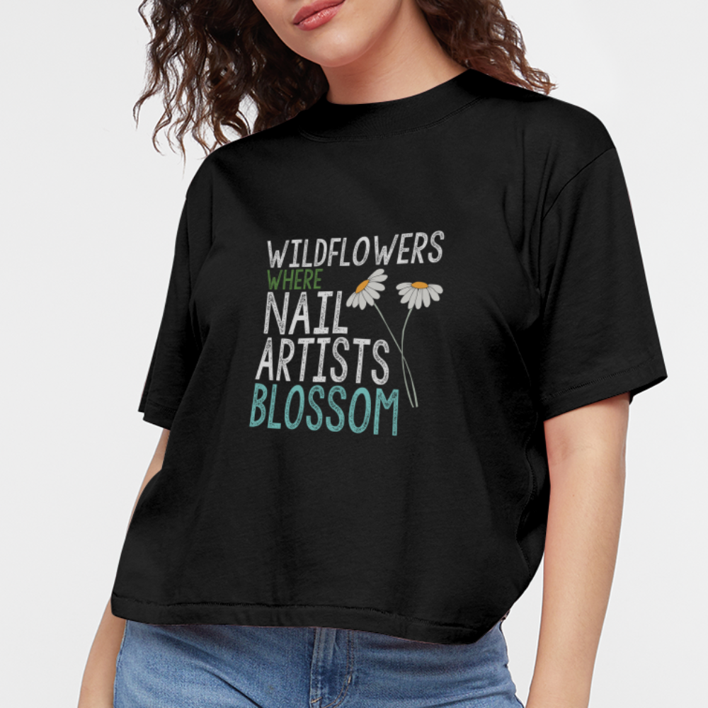 Wildflowers, where Nail Artists Blossom - black