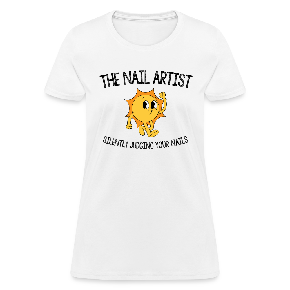 The Nail Artist - Silently Judging - white