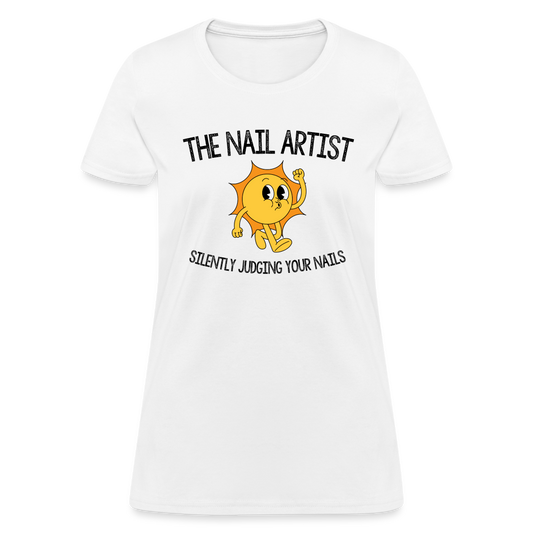 The Nail Artist - Silently Judging - white