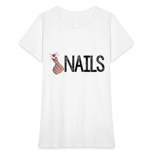 Nails in a SNAP T-Shirt - white