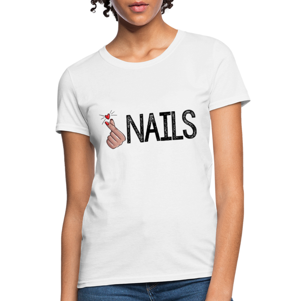 Nails in a SNAP T-Shirt - white