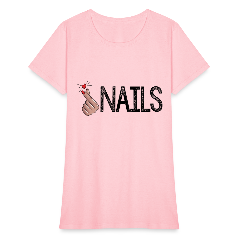 Nails in a SNAP T-Shirt - pink