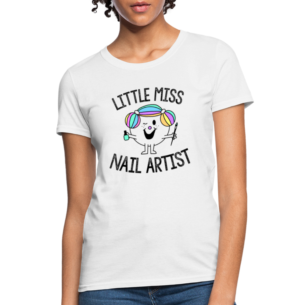 Little Miss Nail Artist - white