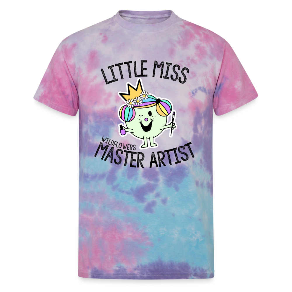 Wildflowers Little Miss Master Artist Unisex Tie Dye T-Shirt - cotton candy