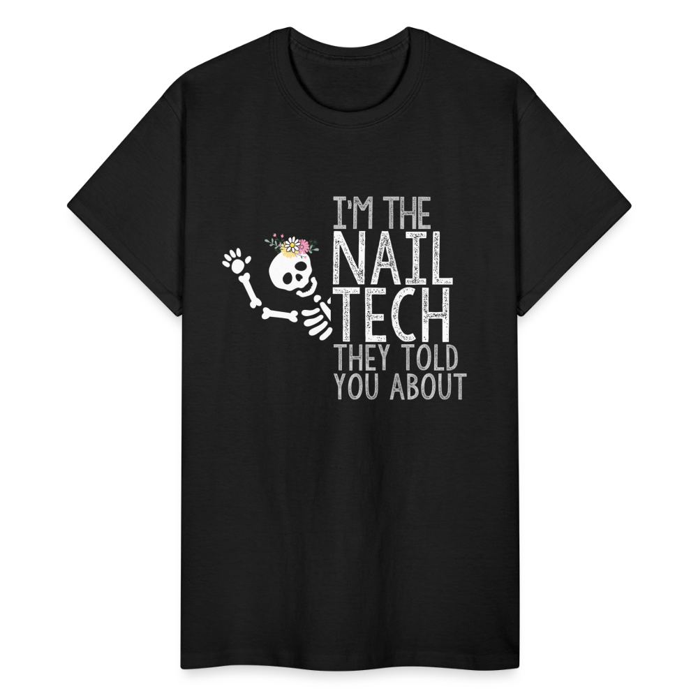 I'm the Nail Tech Hello Skello T-Shirt - black