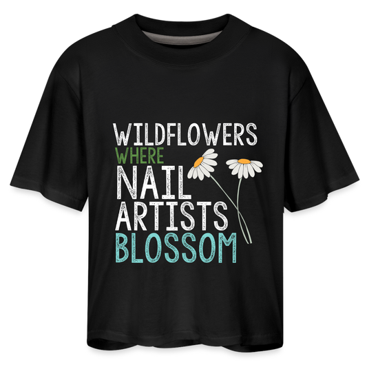 Wildflowers, where Nail Artists Blossom - black