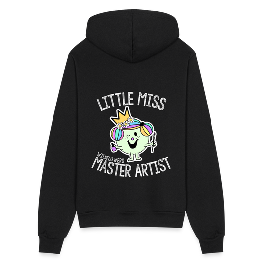 Little Miss Master Artist Bella + Canvas Unisex Full Zip Hoodie - black