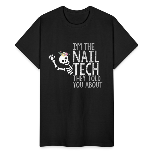 I'm the Nail Tech Hello Skello T-Shirt - black