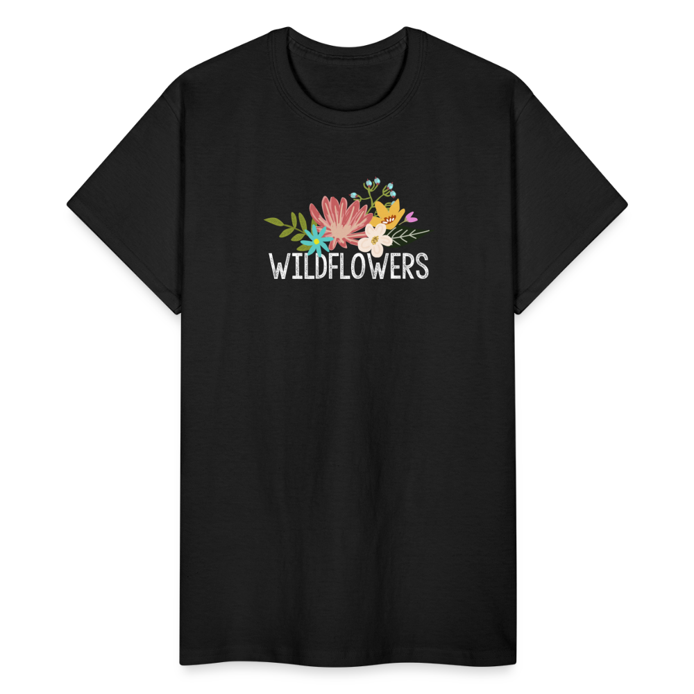 Wildflowers LOGO Gildan Ultra Cotton T-Shirt - black