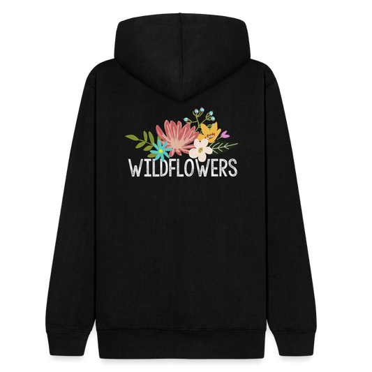 Wildflowers Unisex Heavyweight Hoodie - black